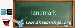 WordMeaning blackboard for landmark